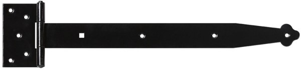 Vyris uždėtinis 405x35x2 mm juodas Fortem 209
