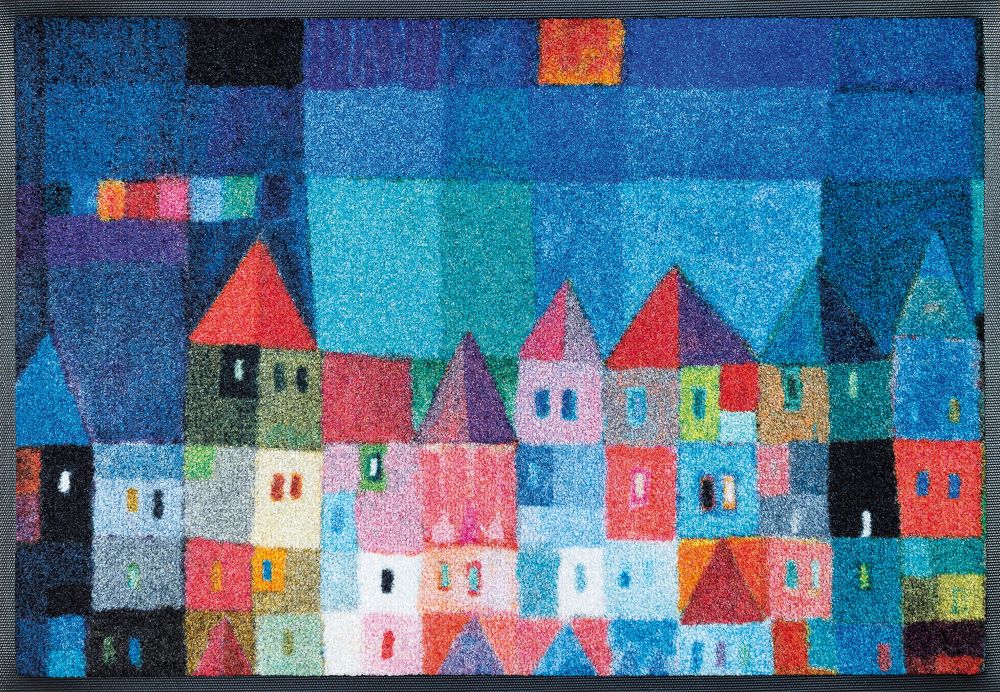 Kilimėlis COLOURFULL HOUSES 50/75 cm