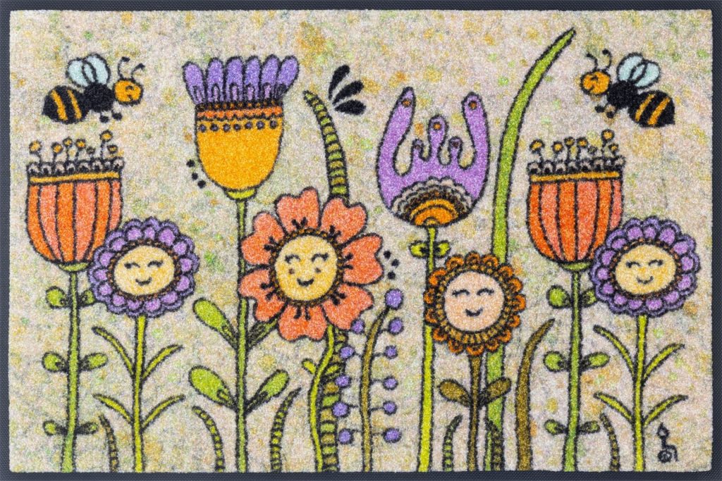 Kilimėlis FRIENDLY FLOWERS 50/75 cm