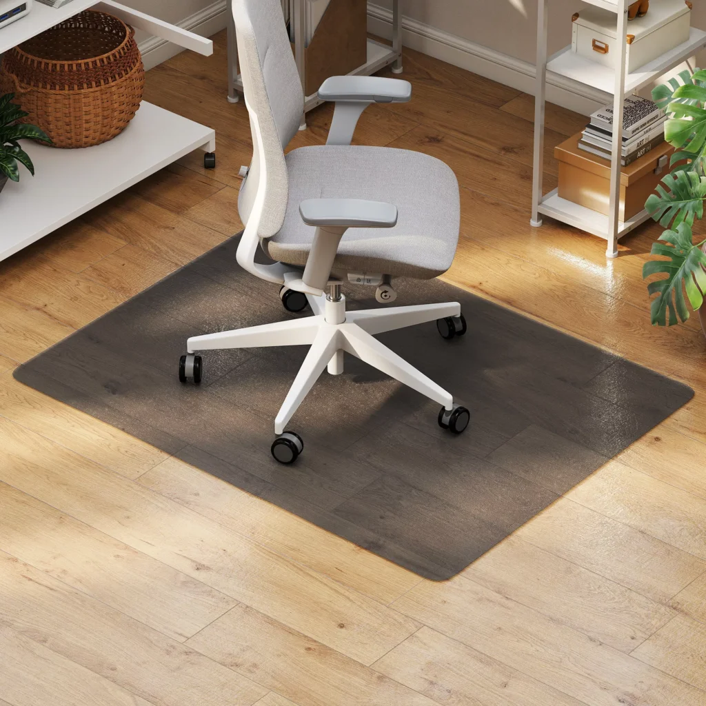 HOMCOM apsauginė grindų danga, neslystanti, 1,5mm storio, 90x120cm, skaidri