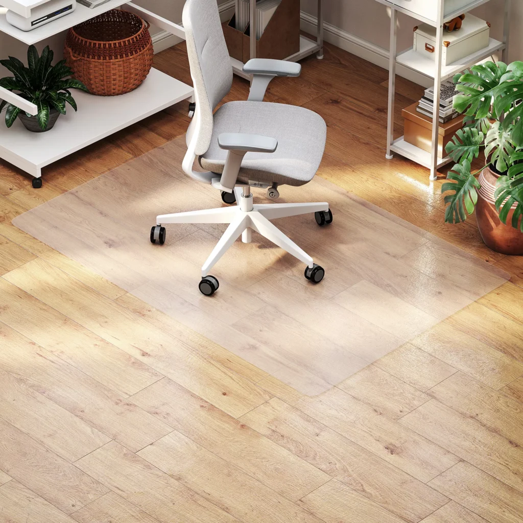 HOMCOM apsauginė grindų danga, neslystanti, 1,5 mm storio, 100 x 150 cm, permatoma