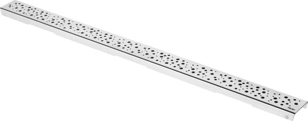 TECEdrainline poliruotos dušo latako grotelės "Drops", tiesios, L-700