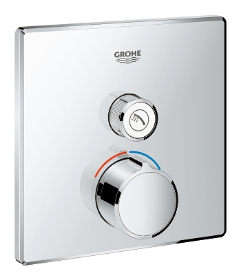 Virštinkinė maišytuvo dalis Grohtherm SmartControl, 1 valdiklis, chromas