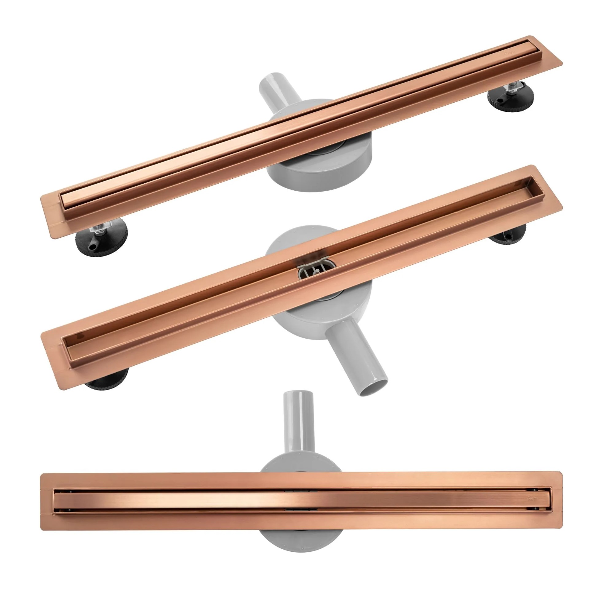 Latakas Slim 360 Brushed Copper (matinis) - 80cm