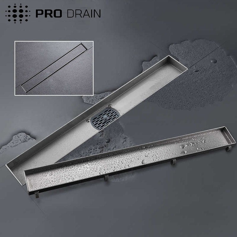 Latakas PRO Drain 360 2in1 Sausas su įklijuojama plytele - 70cm