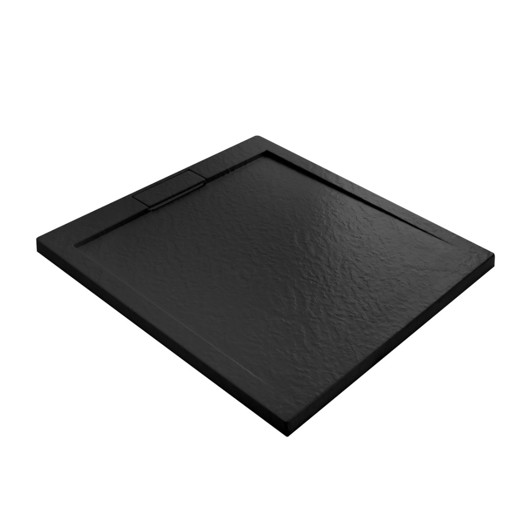 Dušo padėklas Rea Grand Black - 80x100