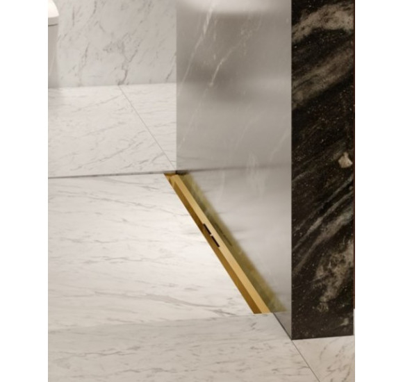 TECE drainprofile dušo latako grotelės (PVD spalvos) : Dušo latako ilgis - 120cm, Spalva1 - Šlifuotas paviršius, juoda