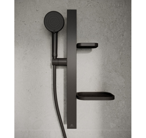 Ideal Standard ALU+ dušo komplektas, BD586,  Juoda matinė : Spalva - Juoda matinė