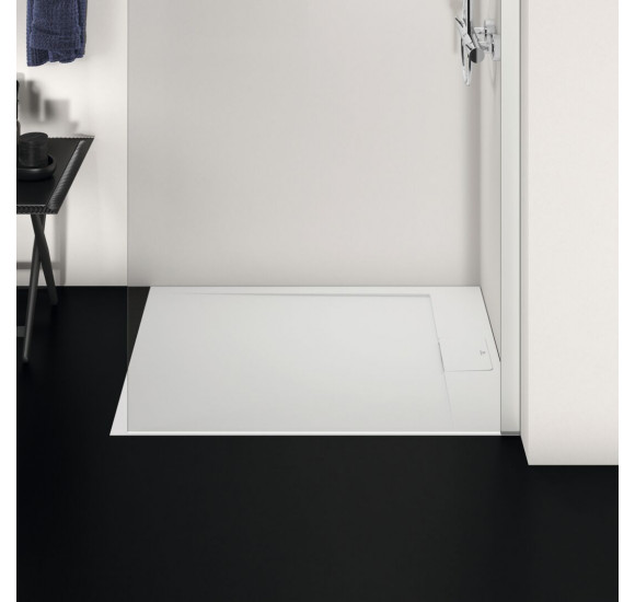 Ideal Standard Ultraflat S i.life dušo padėklas, 100x80cm, T5223, pasirenkama spalva : Dydis - 100x80cm, Spalva - Juoda matinė