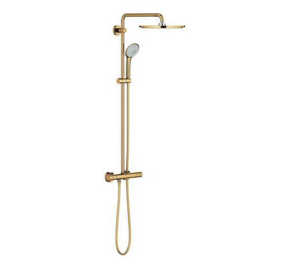 Grohe Euphoria 310 dušo sistema su termostatiniu maišytuvu, pasirinkite spalvą : Spalva - Poliruotas paviršius - vario (blizgi)