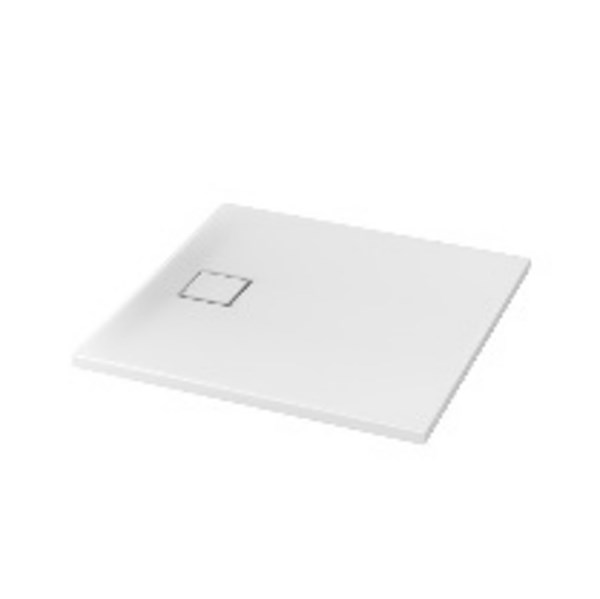 Padėklas dušo TAKO SLIM kvadratinis 90x4cm su sifonu