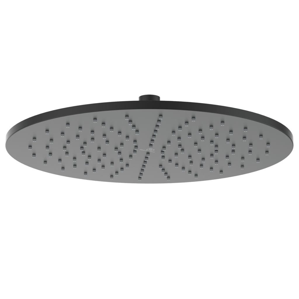 Ideal Standard Idealrain Soft centrinė dušo galva, d300, juoda matinė