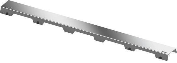 TECEdrainline poliruoto nerūdijančio plieno dušo latako grotelės "steel II", tiesios, L-1000