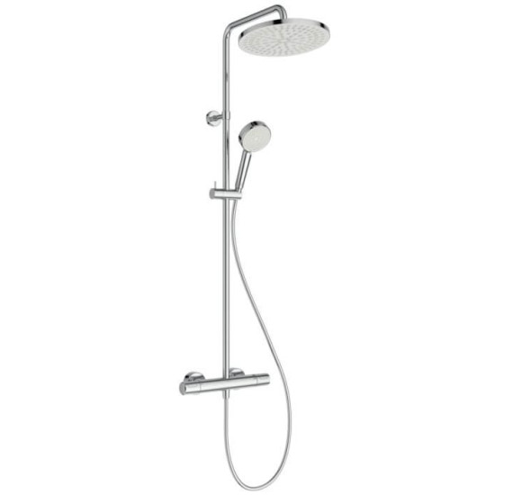 Ideal Standard Ceratherm T25N virštinkinė dušo sistema, chromo spalvos : Spalva - Chromas
