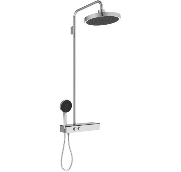 Ideal Standard Ceratherm Solos termostatinė dušo sistema, chromo spalvos : Spalva - Chromas