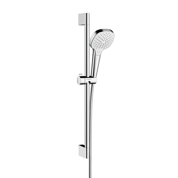 Hansgrohe Croma Select E Vario/Unica dušo komplektas 650mm, 15l/min, baltas/chromas