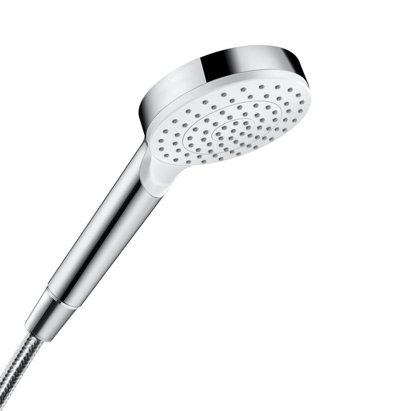 Hansgrohe Crometta 1jet Green dušo galvutė, 6 l/min, chromas/balta