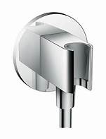 Hansgrohe FixFit Porters S dušo galvos laikiklis su išvadu, chromas