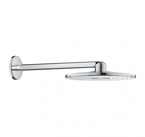 Grohe Rainshower SmartActive 310 Stacionari dušo galva su sieniniu laikikliu, pasirenkama spalva : Spalva - Poliruotas paviršius - juoda (blizgi)