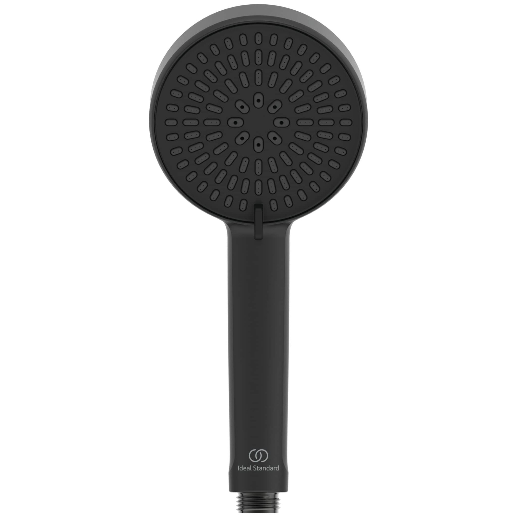 Rankinė dušo galva Ideal Standard, IdealRain Alu+ Ø100 mm, Silk Black matinė juoda