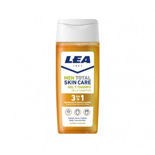 LEA Men Skin Care Gel & Shampoo Energizuojanti bei gaivinanti dušo želė ir šampūnas, 300ml