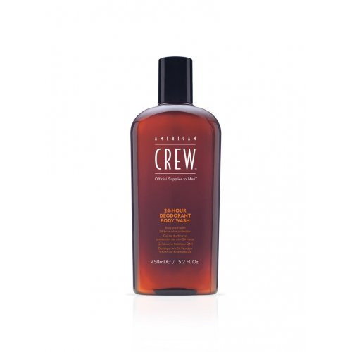 American Crew 24-Hour Deodorant Body Wash 24 valandas gaivos pojūtį suteikiantis kūno prausiklis, 450ml