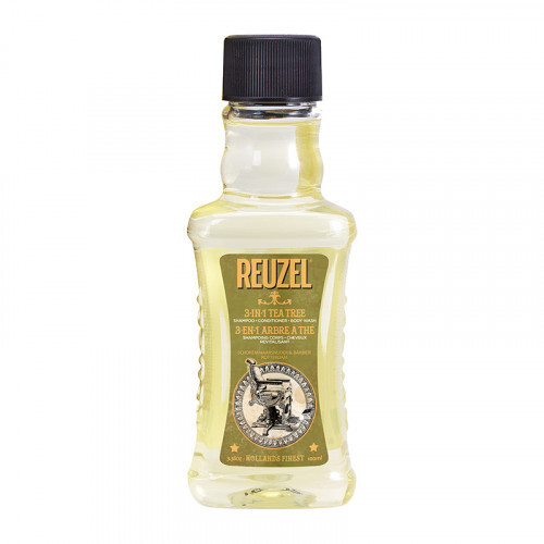 Reuzel 3in1 Tea Tree Shampoo, Conditioner & Body Wash Šampūnas, balzamas ir dušo gelis, 100ml