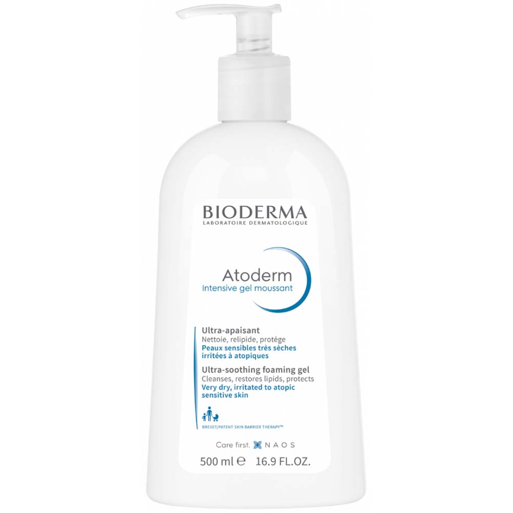 BIODERMA Atoderm Intensive Gel moussant gelis-putos 500 ml