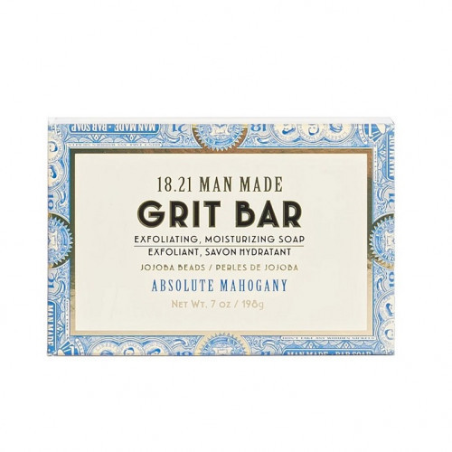 18.21 Man Made Exfoliating Bar Soap Absolute Mahogany Šveičiamasis muilas vyrams, 198g