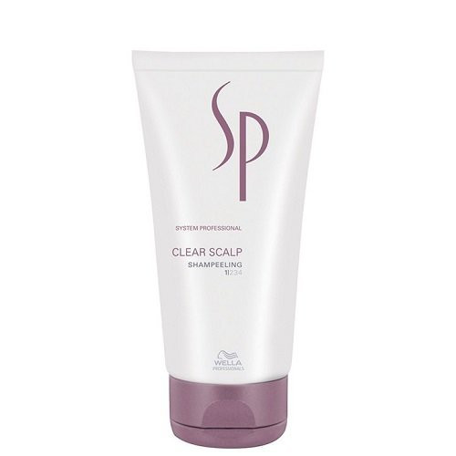 Wella SP Clear Scalp Shampeeling Plaukų šampūnas/pilingas nuo pleiskanų, 150ml