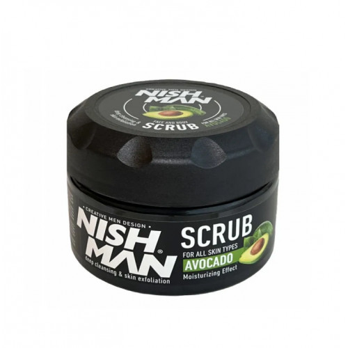 Nishman Avocado Face and Body Scrub Veido šveitiklis su avokadais, 300ml