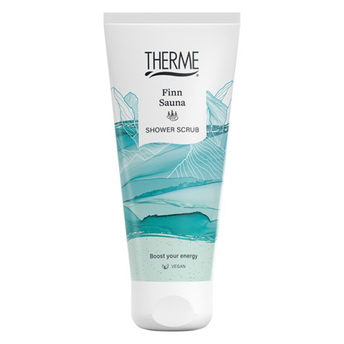 Therme Finn Sauna Fresh Shower Scrub Gaivinantis kūno šveitiklis, 200ml