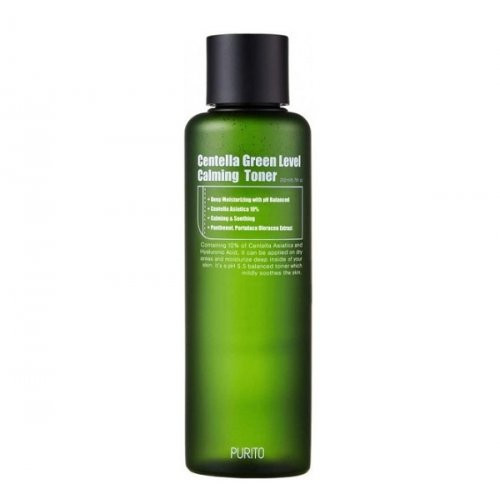 Purito Centella Green Level Calming Toner Raminantis veido tonikas, 200ml