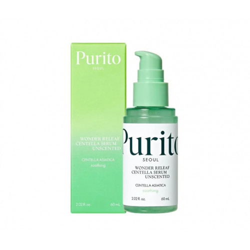 Purito Centella Unscented Serum Bekvapis atstatantis veido serumas, 60ml