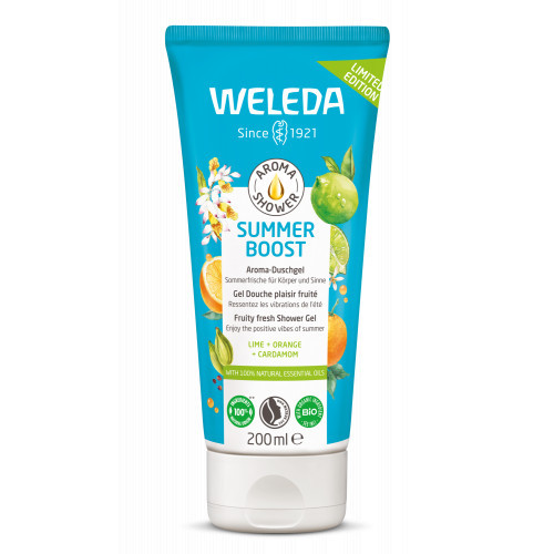 Weleda Summer Boost Fruity Fresh Shower Gel Dušo gelis, 200ml