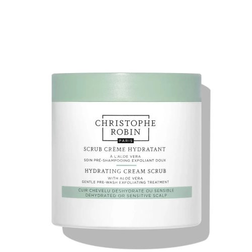 Christophe Robin Hydrating Cream Scrub Galvos odos šveitiklis su alijošiumi, 250ml
