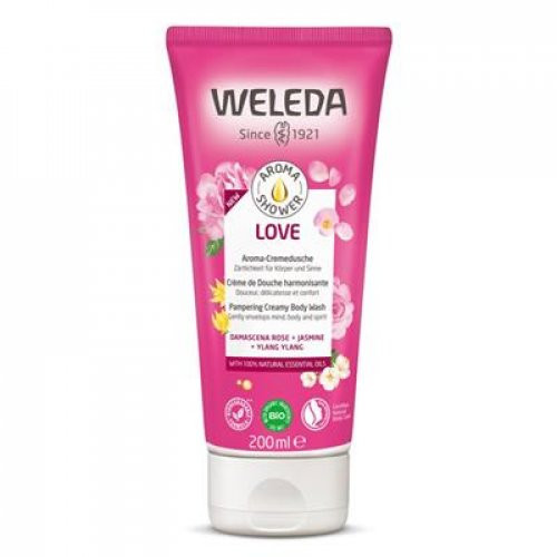 Weleda Love Aroma Shower Gel Dušo gelis, 200ml