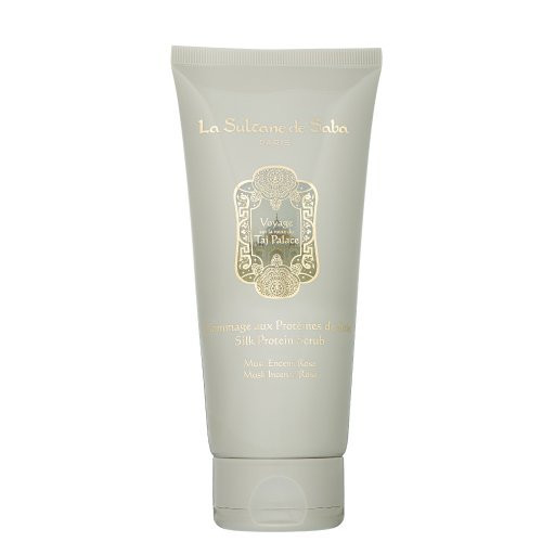 La Sultane De Saba Taj Palace Musc Incense Rose Silk Protein Scrub Šilko baltymų šveitiklis kūnui, 200ml