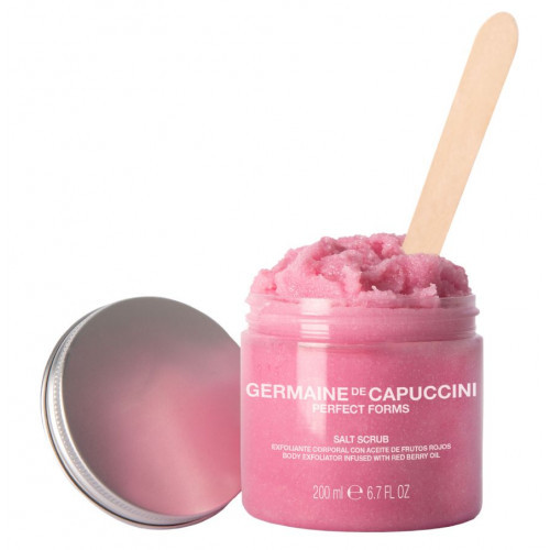 Germaine de Capuccini Perfect Forms Salt Scrub Mineralinių druskų ir raudonųjų vaisių kūno odos šveitiklis, 200ml