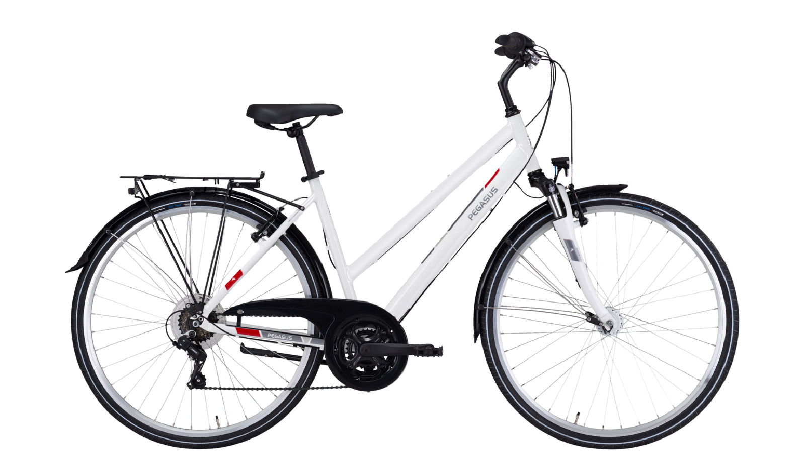 Dviratis 28" Pegasus Avanti 18g baltas