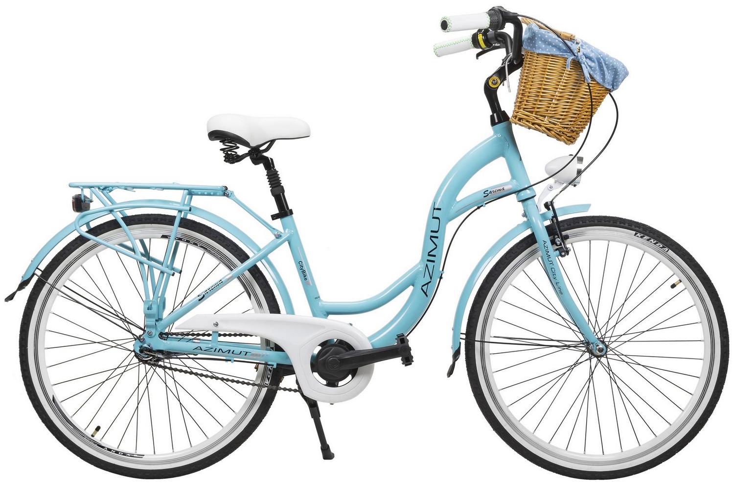 Dviratis AZIMUT Sarema ALU 26" 3-speed 2023 turquoise matt