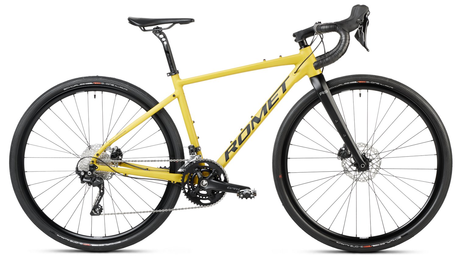 Dviratis Romet Aspre 2 2024 dark yellow-black