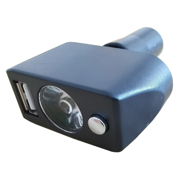 USB jungtis ir apšvietimas neįgaliojo vežimėliui