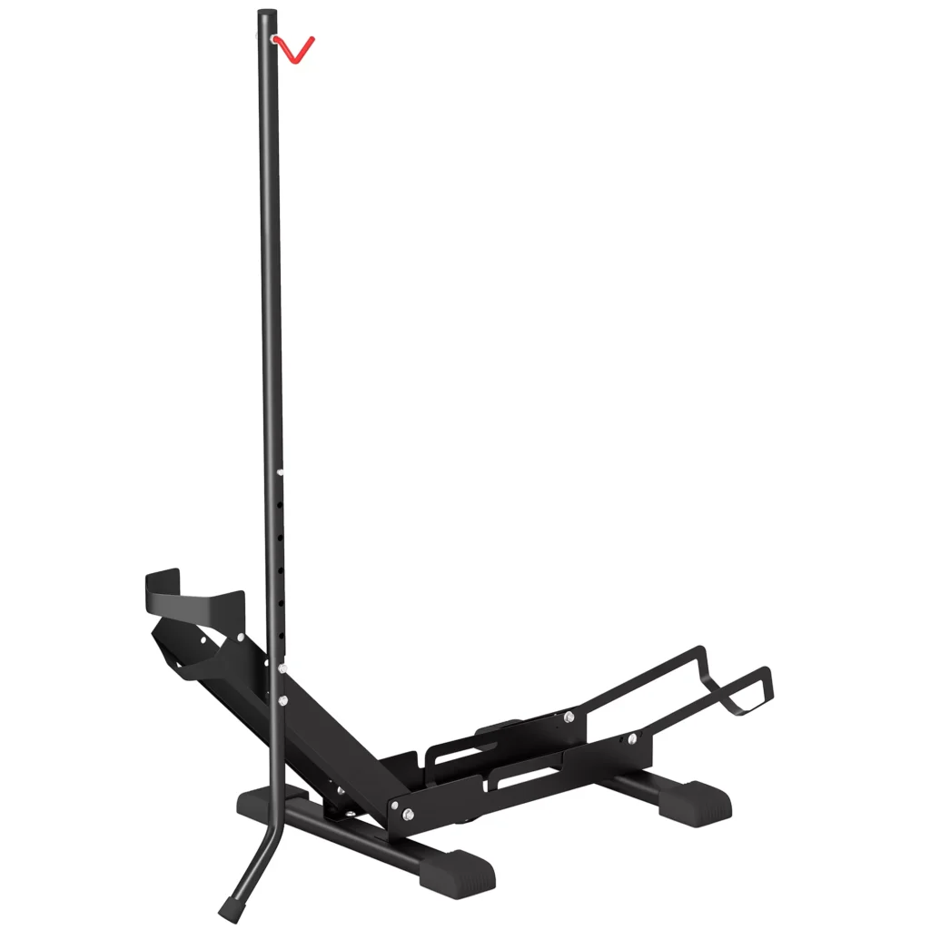 SPORTNOW Dviračių stovas iš plieno, skirtas dviračiams su 80 mm padangų pločiu, laisvai pastatomas ant žemės, daugiavietis, 75 x 41 x 81 cm (A x P x G), juodas