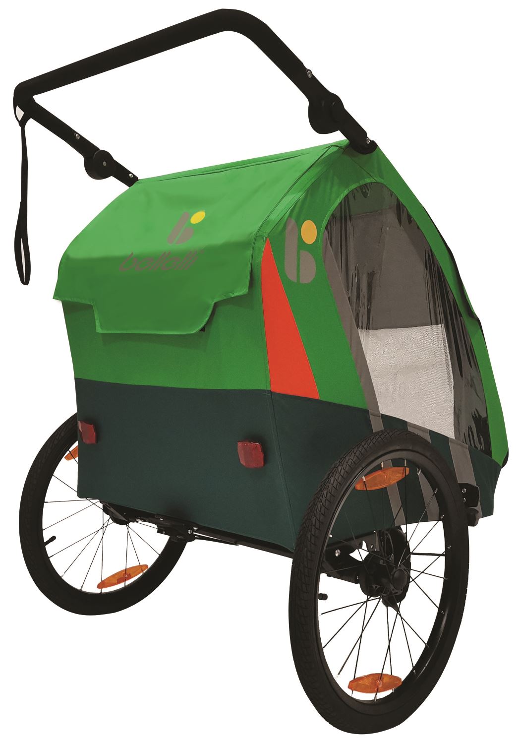 Dviračio priekaba Bellelli Trailblazer for kids green