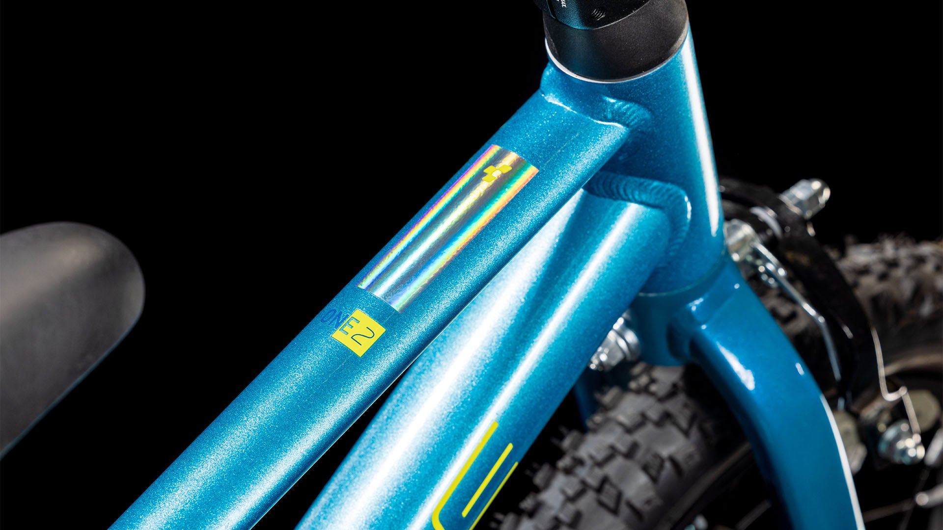 Dviratis Cube Numove 120 RT blue'n'lime 2025