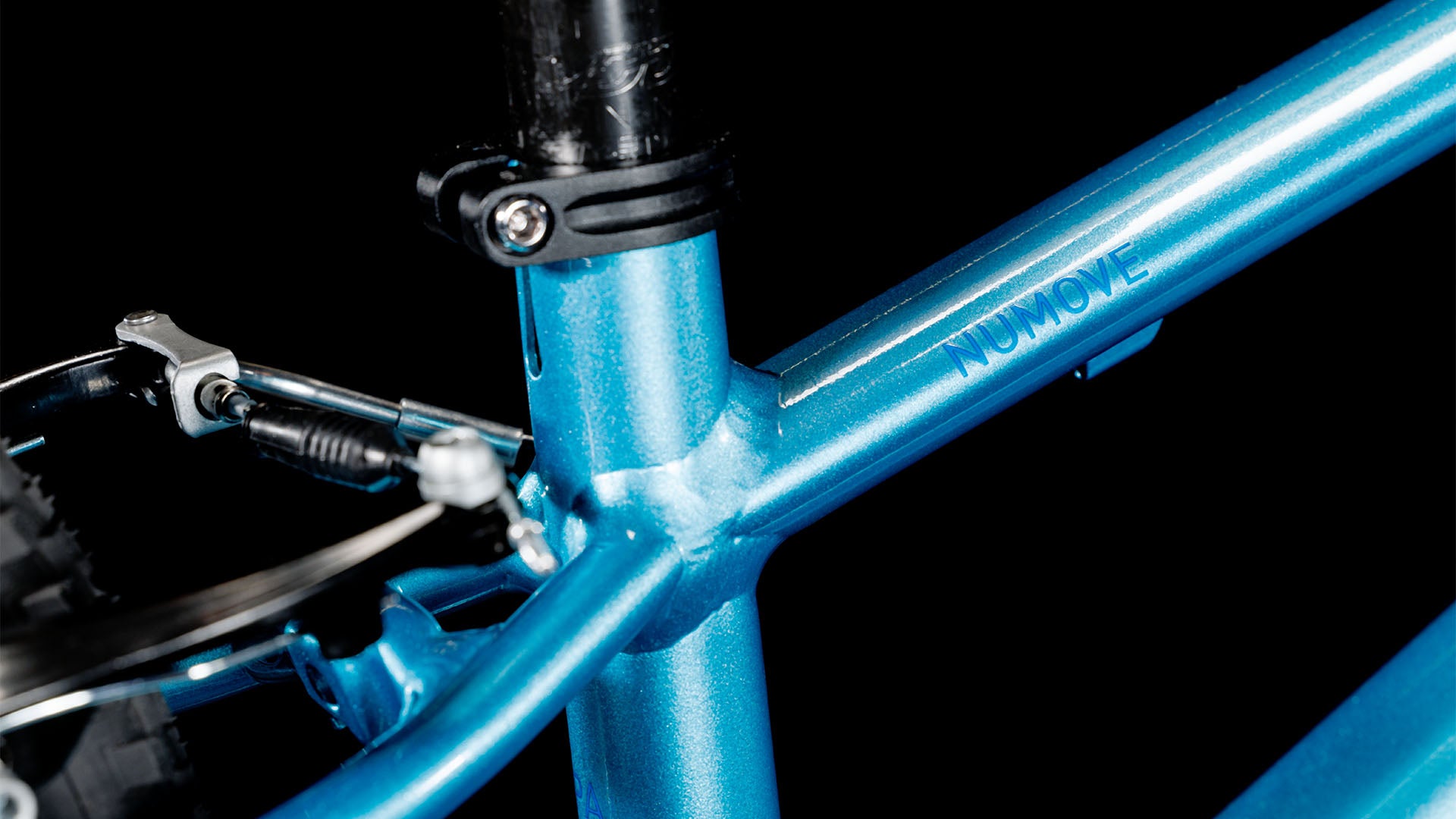Dviratis Cube Numove 140 blue'n'lime 2025