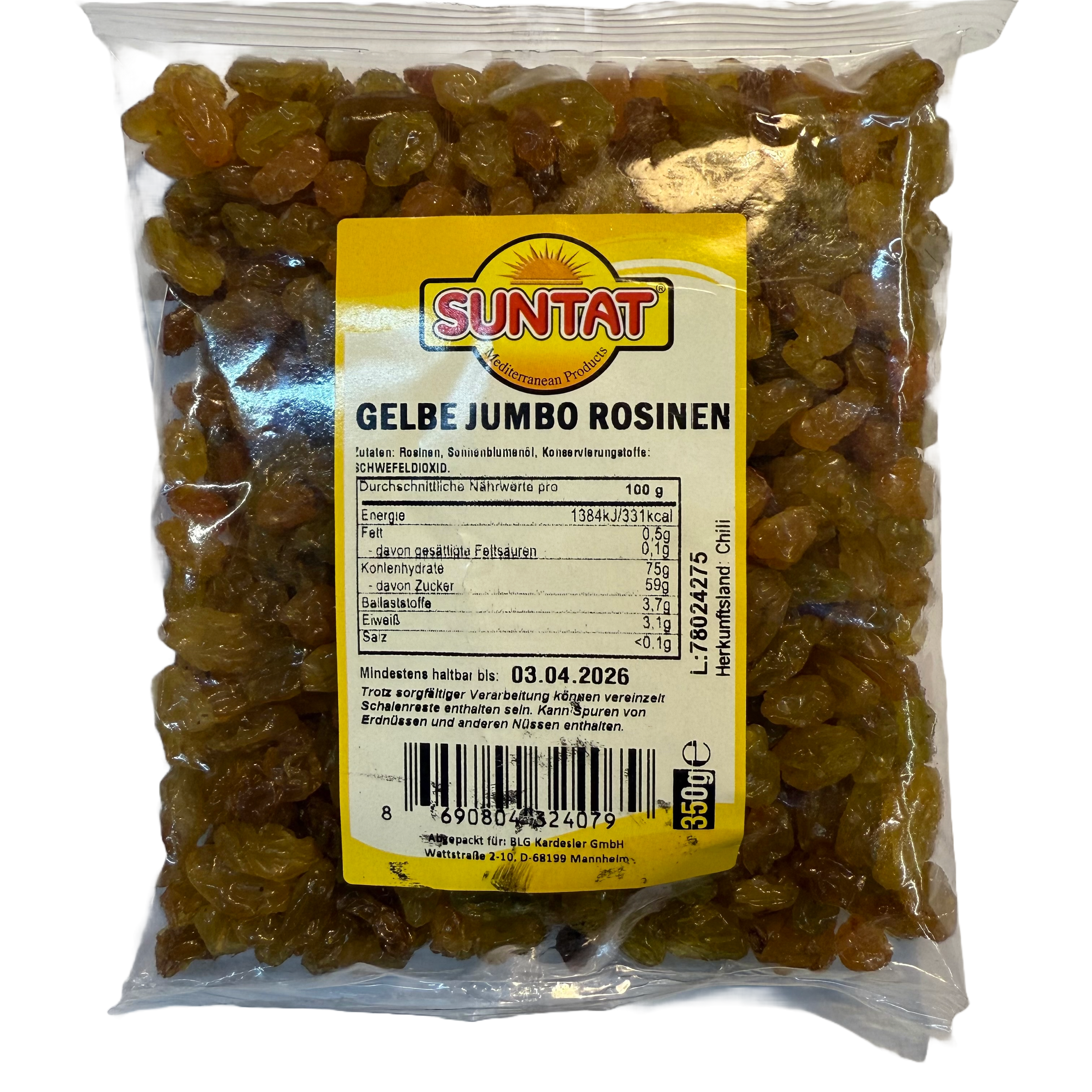 Auksinės razinos "Jumbo" SUNTAT, 350 g