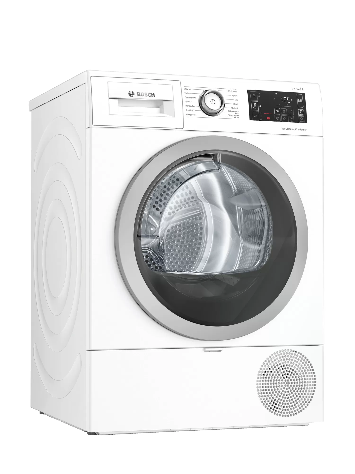 Džiovyklė BOSCH WTU876BHSN, 60 cm gylio, iš ekspozicijos