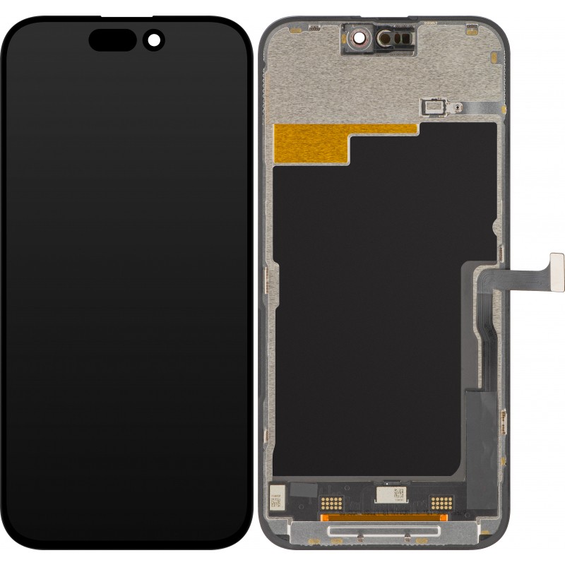 Ekranas Apple iPhone 15 Pro Max su lietimui jautriu stikliuku ZY INCELL (removable IC)